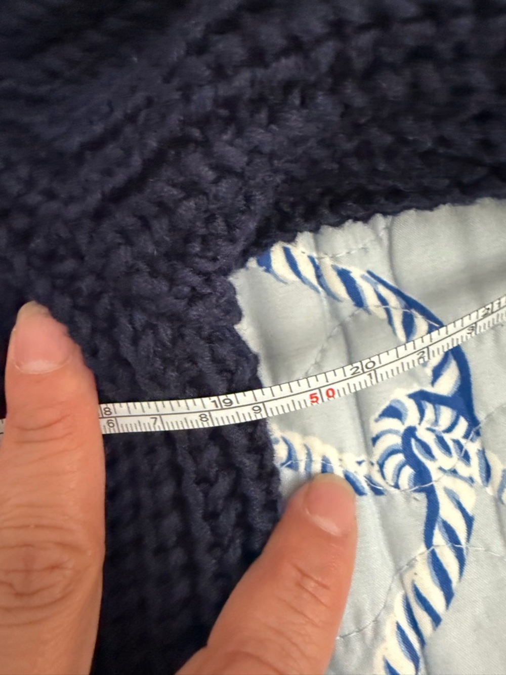 Talbots Navy Ribbed Open-Front Women's Sweater women’s size Small Petite - Picture 5 of 6